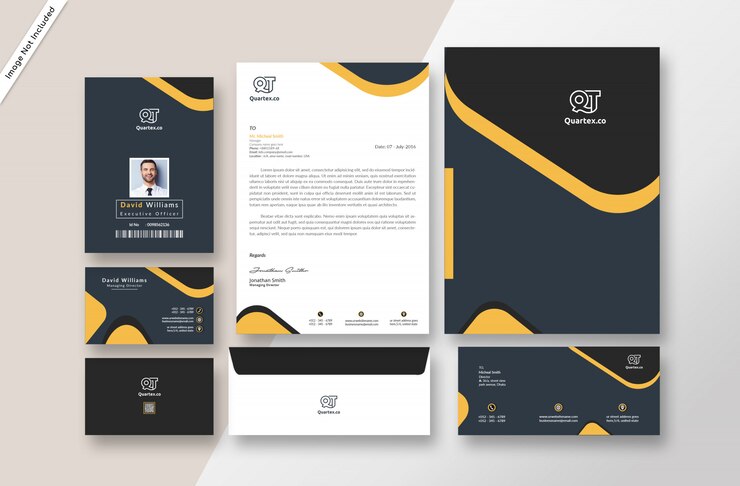 PSD templat identitas branding korporat