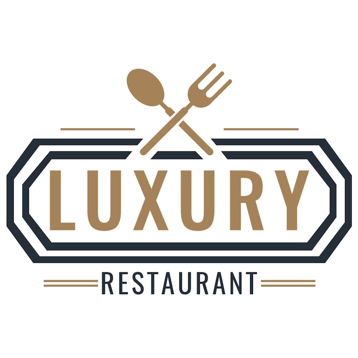 PSD templat logo restoran