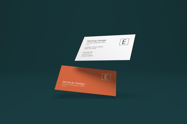 Templat mockup kartu nama