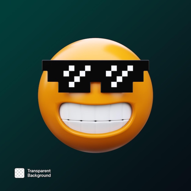 Templat PNG Ilustrasi Ikon 3D Emoji