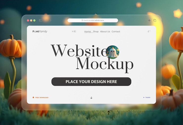 PSD templat situs web