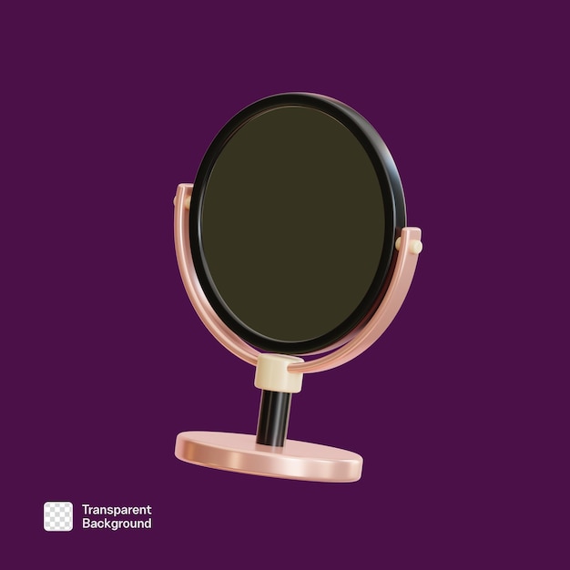 Templata de espejo de maquillaje de tratamiento de belleza 3D PNG