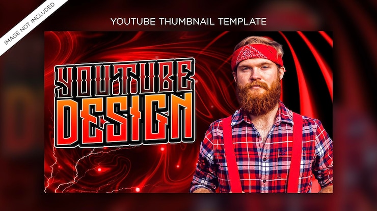 PSD templata psd de diseño de miniaturas de youtube para negocios y banners web premium