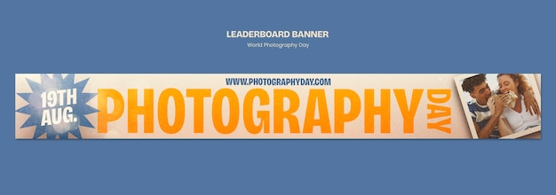 Template per la celebrazione della Giornata Mondiale della Fotografia