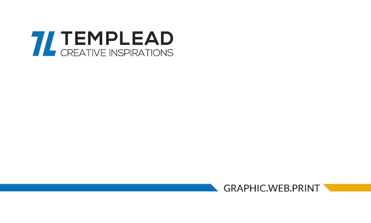 PSD templead creative inspirations - design di biglietti da visita