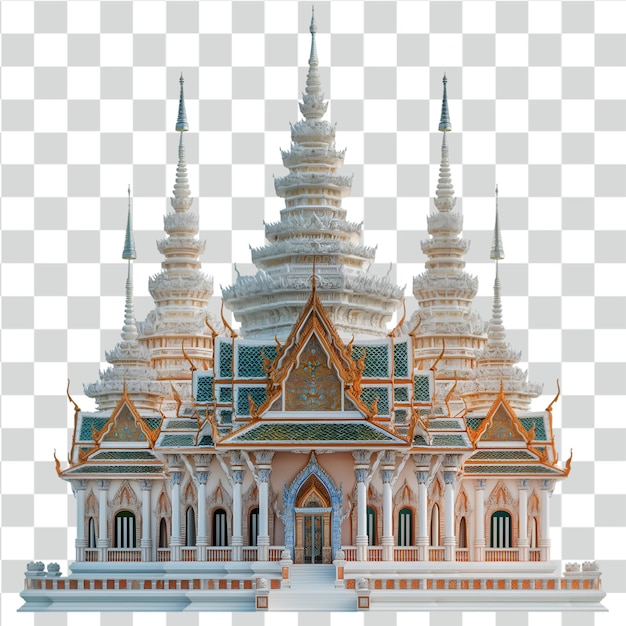 PSD el templo de psd tailandia en un fondo transparente