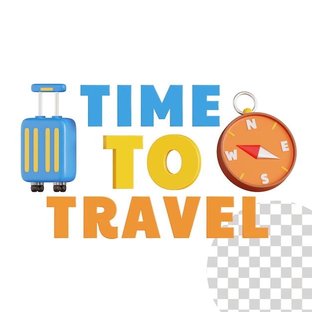 Tempo di viaggiare icona 3d