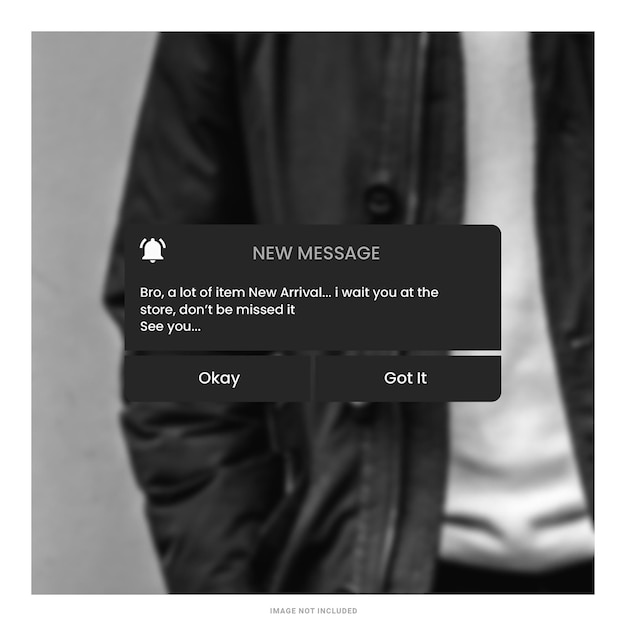 TEMPO NERO Nuovo stile di moda VENDITA modello di post Instagram design psd