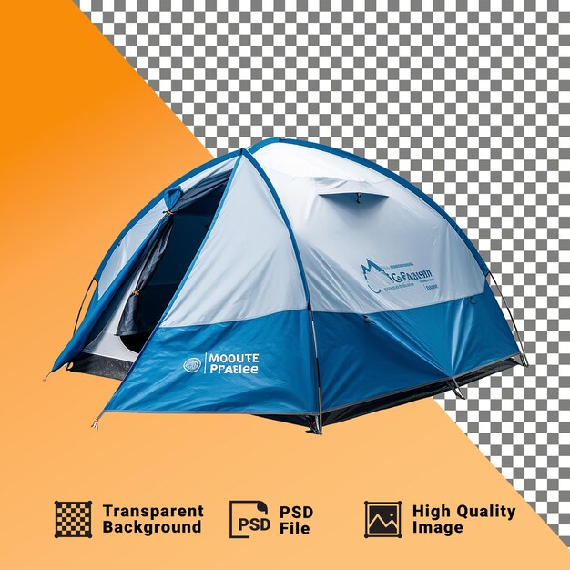 Tenda de acampada aislada sobre un fondo transparente png