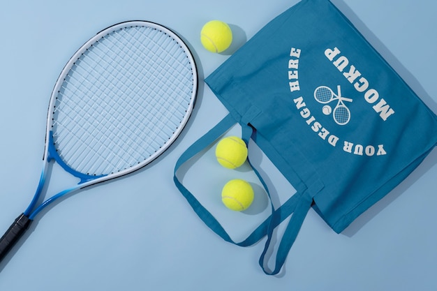 Tennis-Essentials mit 80er-Jahre-Ästhetik