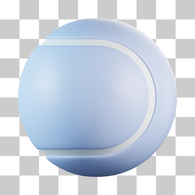 Tennisball 3d-symbol