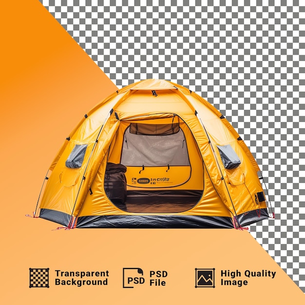 PSD tente de camping isolée sur fond transparent png