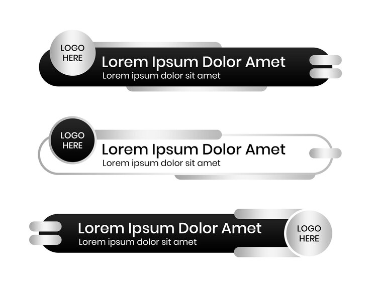 PSD el tercer elemento de diseño inferior de lujo de plata negra formato de archivo de plantilla png caja de texto de metal negro