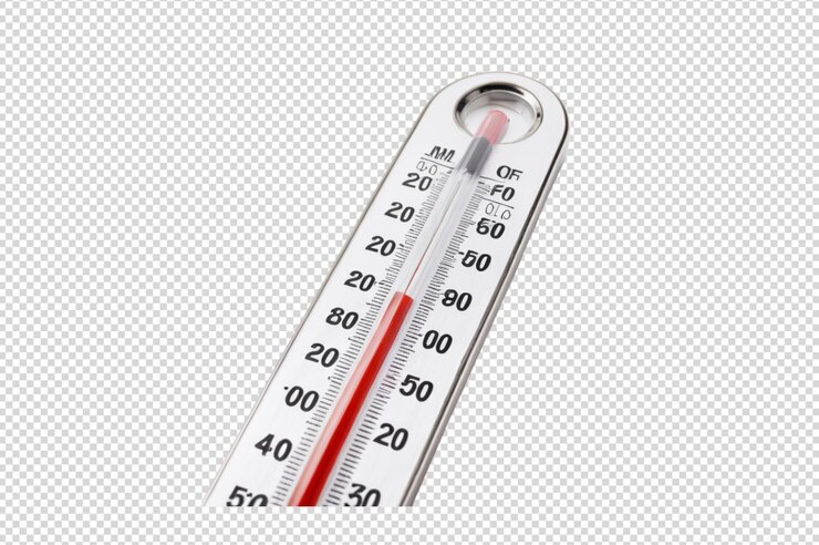 PSD el termómetro de mercurio mide con precisión los cambios de temperatura
