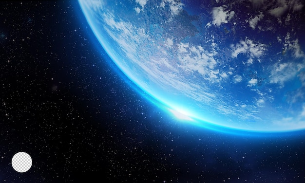 Terra no espaço profundo