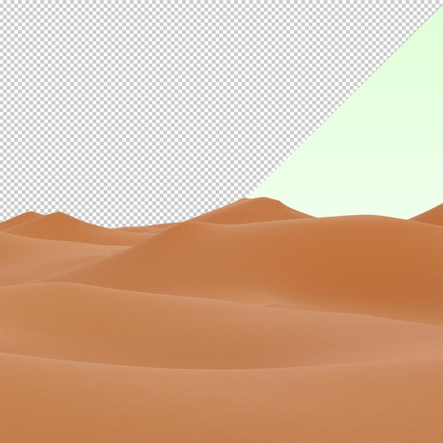 PSD terrain de dunes