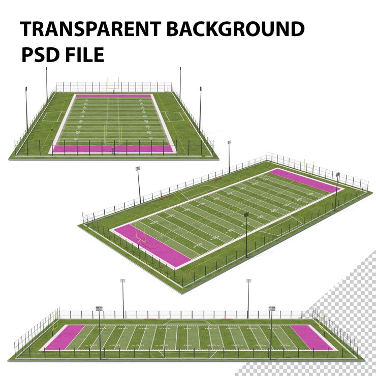 PSD terrain de football png