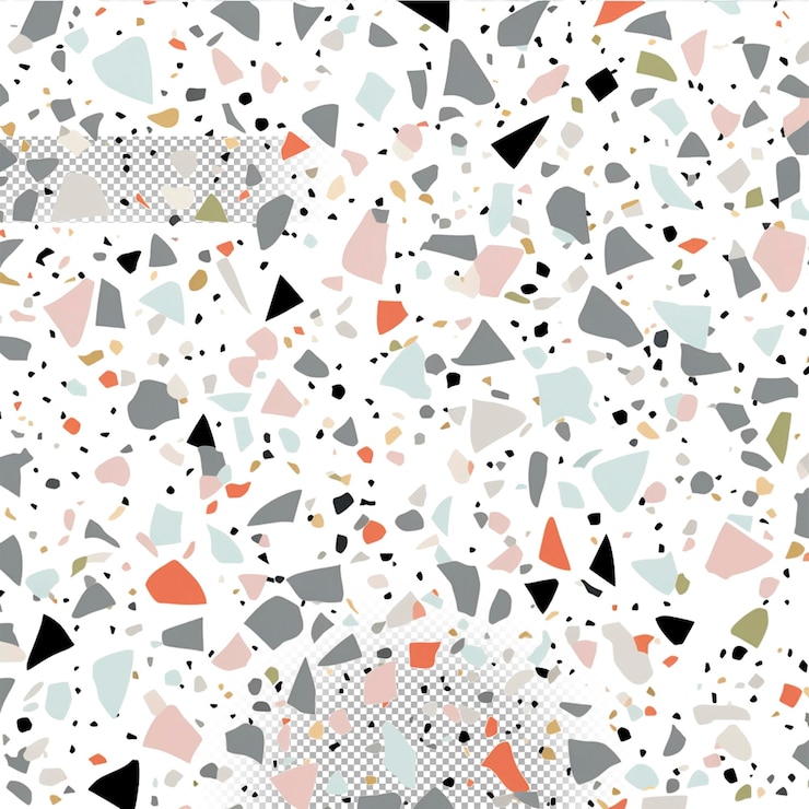 PSD terrazzo-steinmuster hintergrund isolierte psd