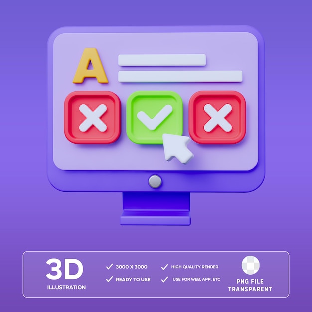 Teste de Ilustração 3D on-line