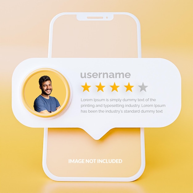 Testimonial-Design mit Sprechblasen