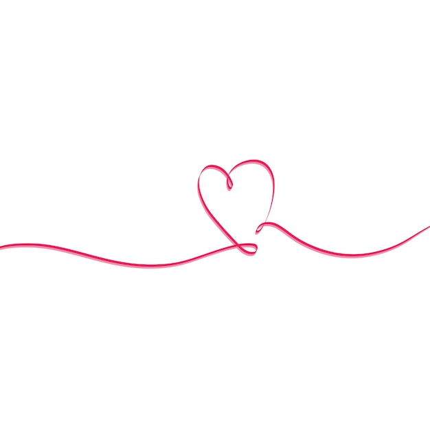 Testo d'amore e elementi decorativi romantici