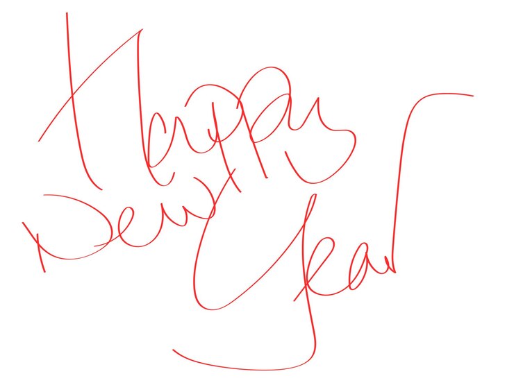 PSD testo di capodanno