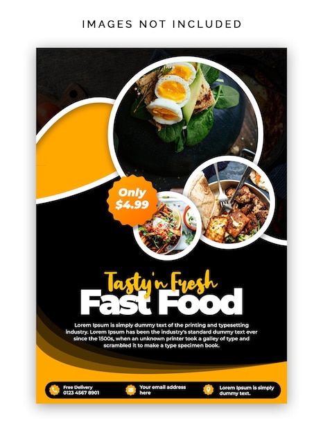 PSD testy fastfood