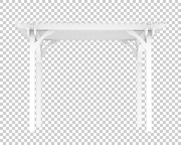 Tetto giardino isolato su sfondo trasparente 3d rendering illustrazione