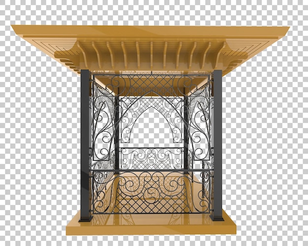 Tetto giardino isolato su sfondo trasparente 3d rendering illustrazione