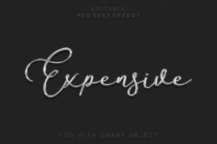 PSD teuerer 3d-text-effekt