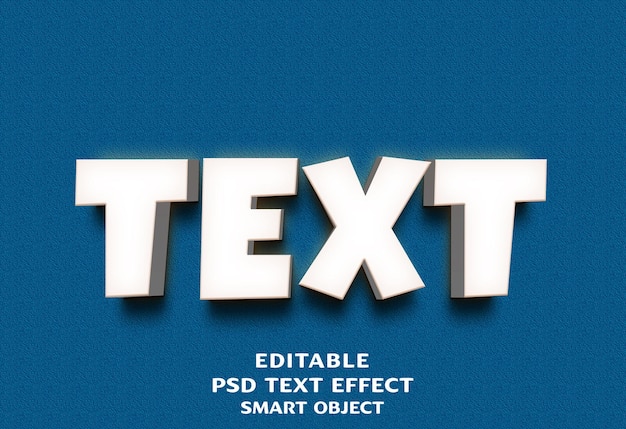 Text 3D-Text-Effekt-Design