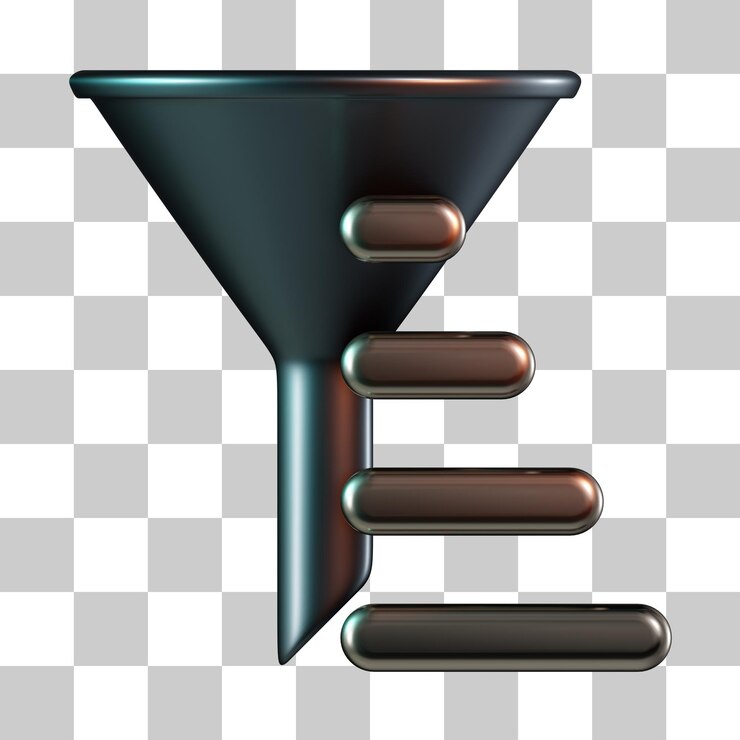 PSD text ascending order 3d icon