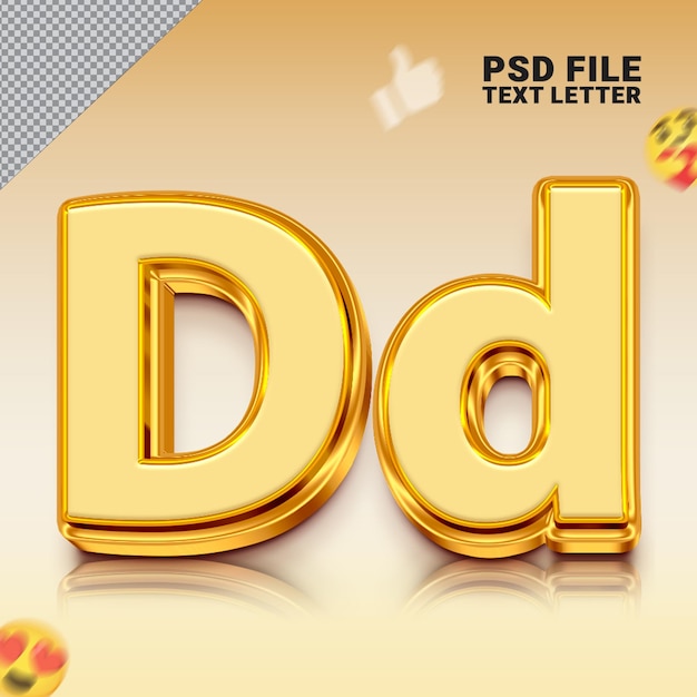 PSD text d 3d-datei psd für das design von plakaten oder banner