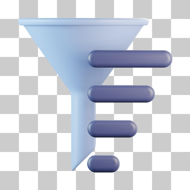 PSD text descending order 3d icon