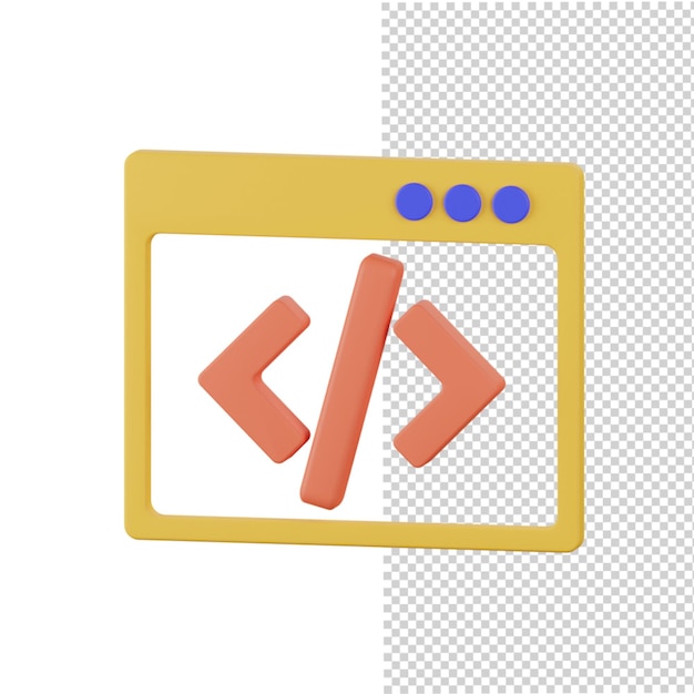 text-editor-programmierung 3d-illustration