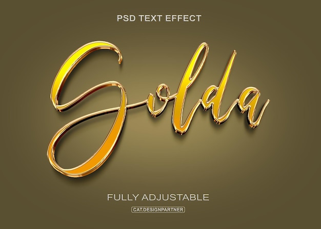 PSD text effect_metalic_golda