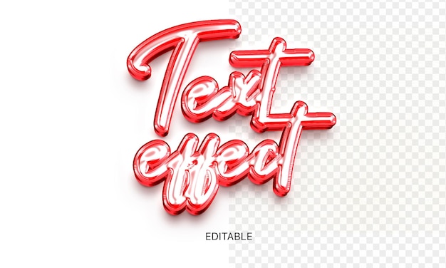 Text-Effekt bearbeitbarer Photoshop-PSD-Effect 3D-Stil-Titel