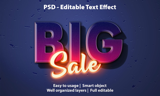 Text effekt big sale vorlage