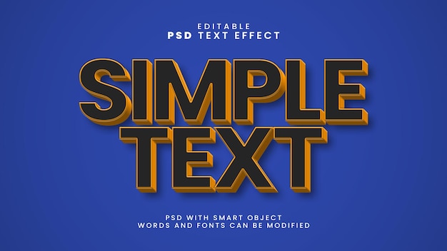 Text-Effekt einfacher Text