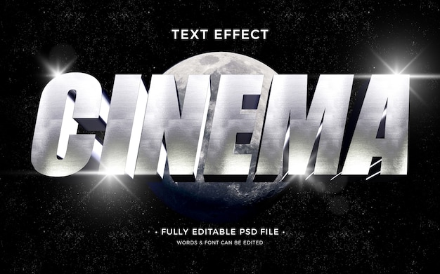 Text-Effekt für den Weltkino-Tag