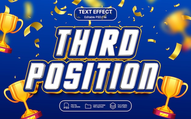 Text-Effekt in der dritten Position