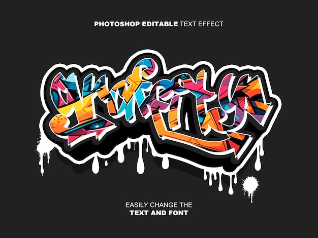 Text für die Bearbeitung von Graffiti