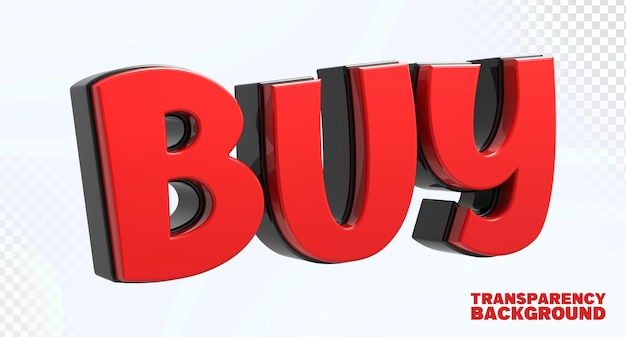 Text kaufen 3D-Rendering