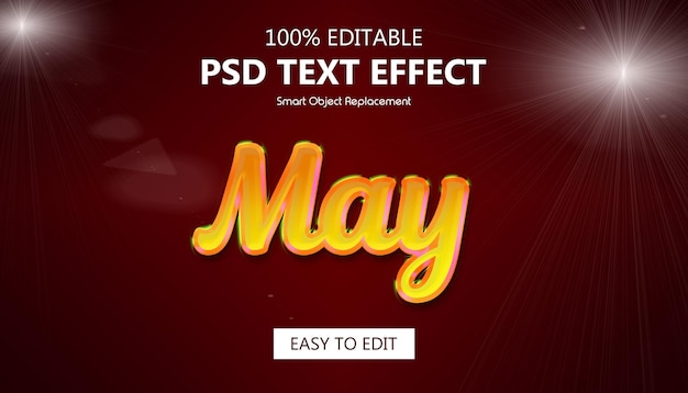 Text-Stil-Effekt im Mai
