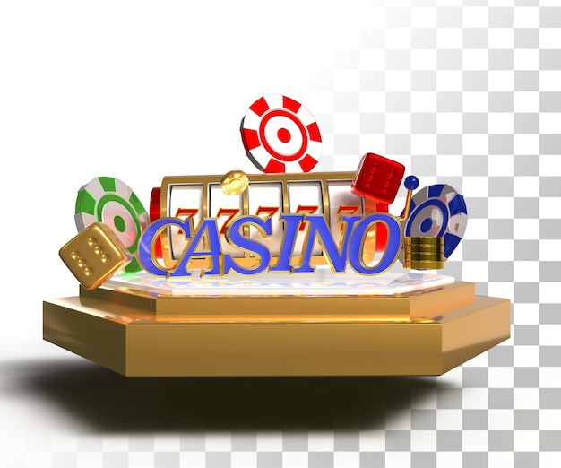 Texte 3d de casino