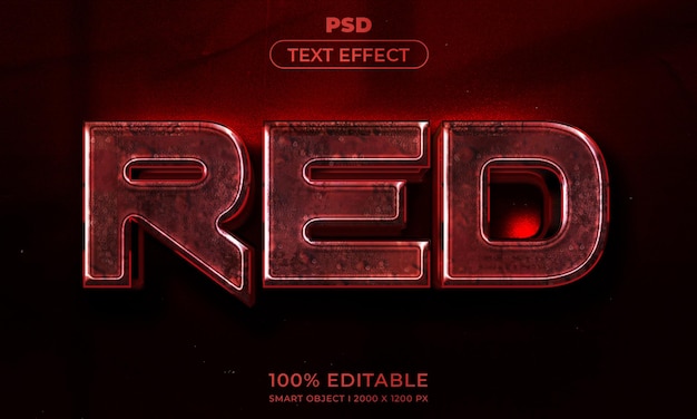 Texte modifiable en 3d et maquette de style d'effet de logo avec fond abstrait sombre