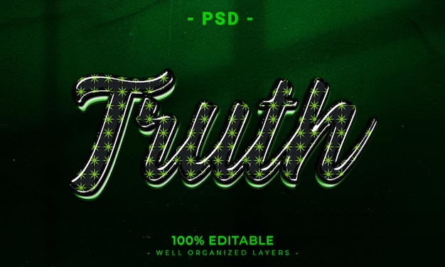 Texte modifiable en 3d et maquette de style d'effet de logo avec fond abstrait sombre
