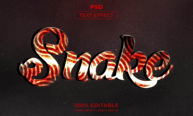 PSD texte modifiable en 3d et maquette de style d'effet de logo avec fond abstrait sombre