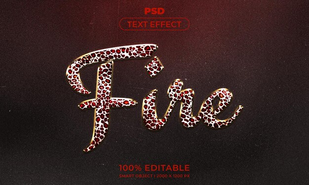 PSD texte modifiable en 3d et maquette de style d'effet de logo avec fond abstrait sombre