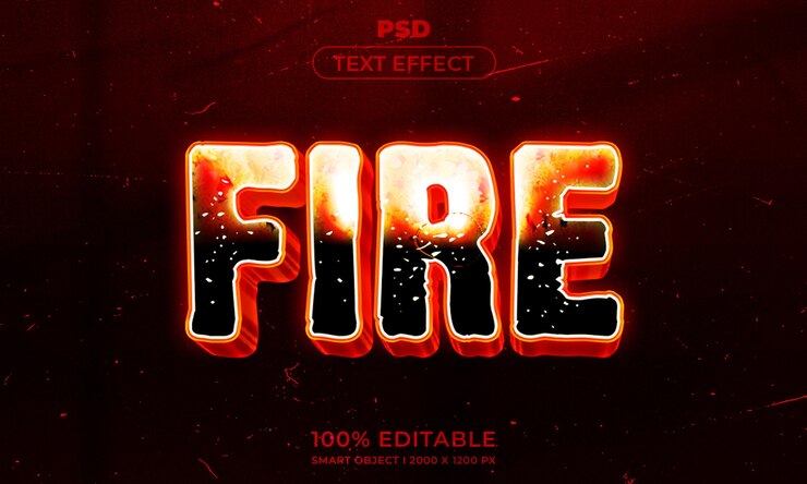 PSD texte modifiable en 3d et maquette de style d'effet de logo avec fond abstrait sombre